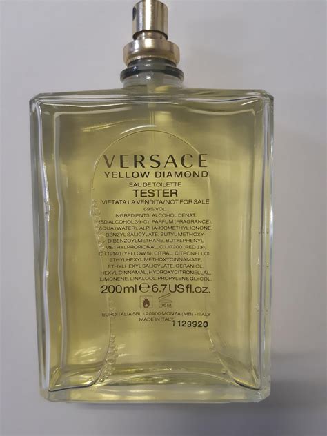 tester versace 200ml|versace tester yellow diamond.